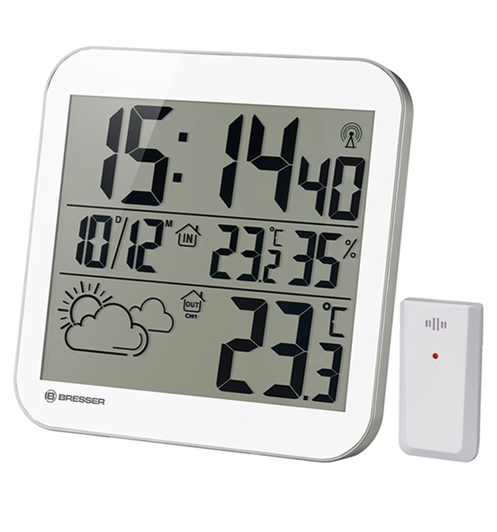 Метеостанция Bresser MyTime LCD (серебристый) Метеостанция Bresser MyTime LCD (серебристый)
