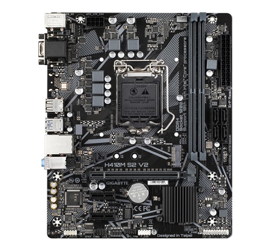 Материнская плата Gigabyte H410M S2 V2 (rev. 1.0) Материнская плата Gigabyte H410M S2 V2 (rev. 1.0)