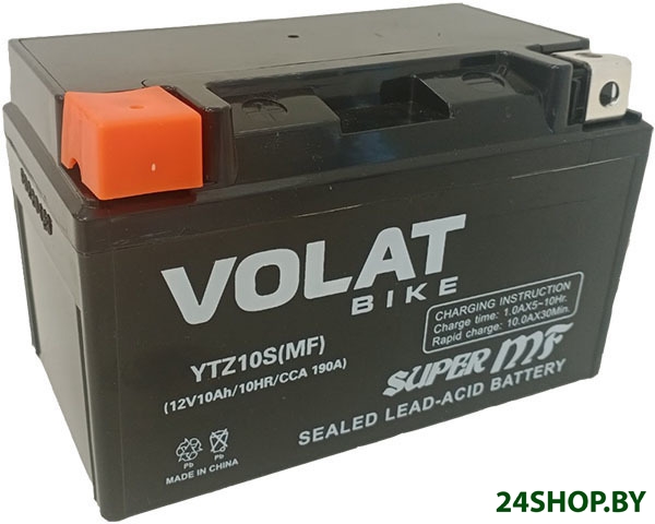 Мотоциклетный аккумулятор VOLAT YTZ10S MF (10 А·ч) Мотоциклетный аккумулятор VOLAT YTZ10S MF (10 А·ч)