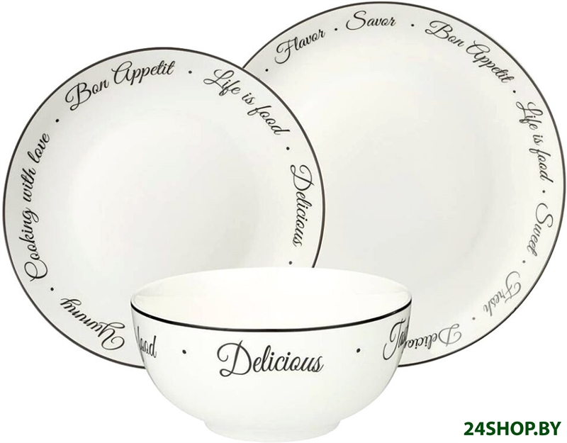 Набор обеденных тарелок Lefard Bon Appetit 87-237 Набор обеденных тарелок Lefard Bon Appetit 87-237