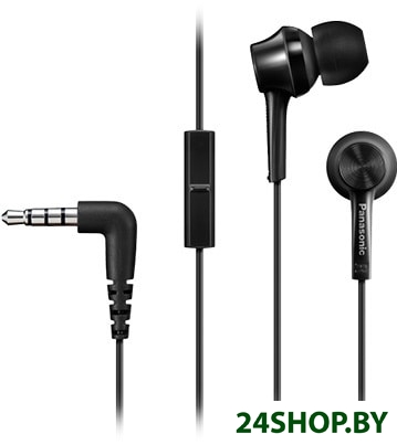 Наушники с микрофоном Panasonic RP-TCM115 (черный) Наушники с микрофоном Panasonic RP-TCM115 (черный)