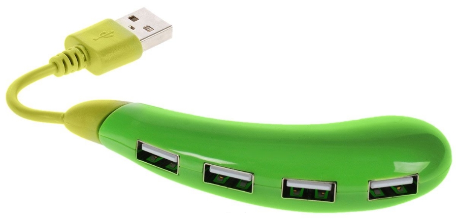 USB-хаб Bradex Баклажан (зеленый) USB-хаб Bradex Баклажан (зеленый)