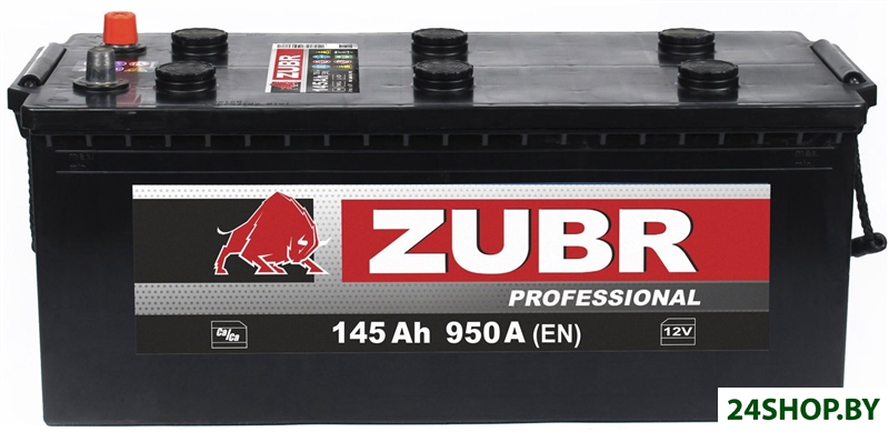 Автомобильный аккумулятор Zubr Professional R+ (145 А·ч) Автомобильный аккумулятор Zubr Professional R+ (145 А·ч)