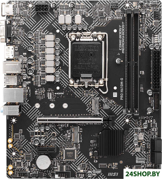 Материнская плата MSI Pro H610M-G Материнская плата MSI Pro H610M-G