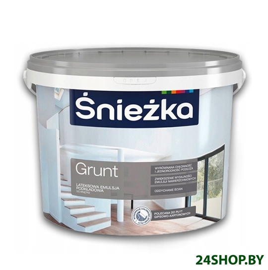 Краска Sniezka Grunt 10 л (белый) Краска Sniezka Grunt 10 л (белый)