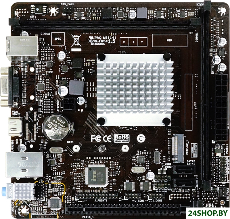 Материнская плата BIOSTAR J4125NHU Ver. 6.x Материнская плата BIOSTAR J4125NHU Ver. 6.x