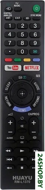 Пульт ДУ Huayu RM-L1370 (для телевизоров Sony) Пульт ДУ Huayu RM-L1370 (для телевизоров Sony)