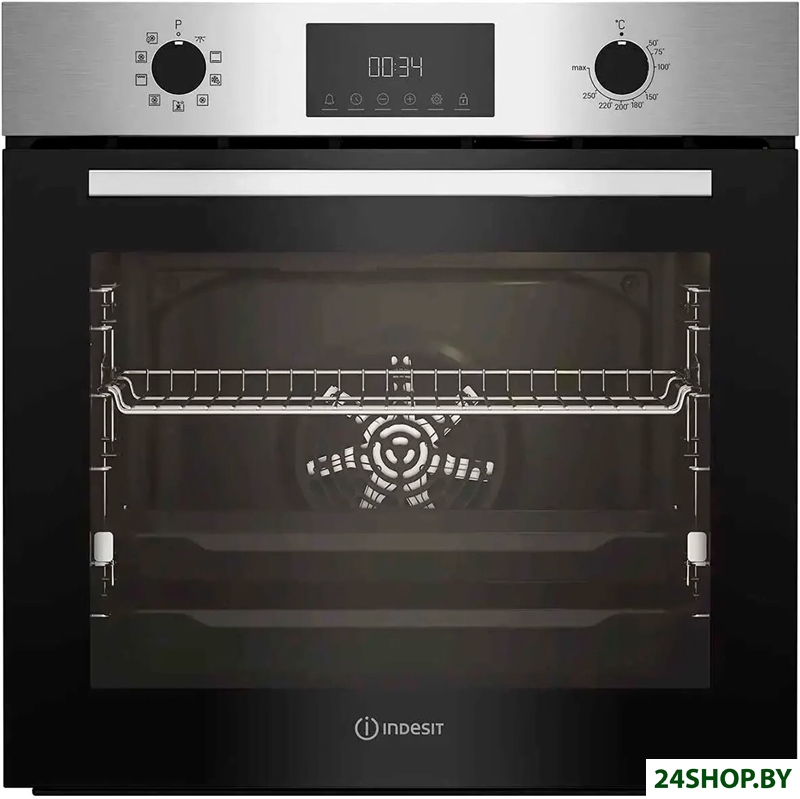 Электрический духовой шкаф Indesit IFSE 3841 J IX Электрический духовой шкаф Indesit IFSE 3841 J IX