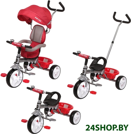 Детский велосипед Moby Kids Blitz 10x8 EVA (красный) Детский велосипед Moby Kids Blitz 10x8 EVA (красный)