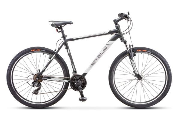 Велосипед STELS Navigator 700 V 27.5 F020 (21, черный/белый) Велосипед STELS Navigator 700 V 27.5 F020 (21, черный/белый)