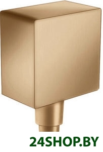 Шланговое подключение Hansgrohe FixFit Square 26455140 (бронзовый) Шланговое подключение Hansgrohe FixFit Square 26455140 (бронзовый)