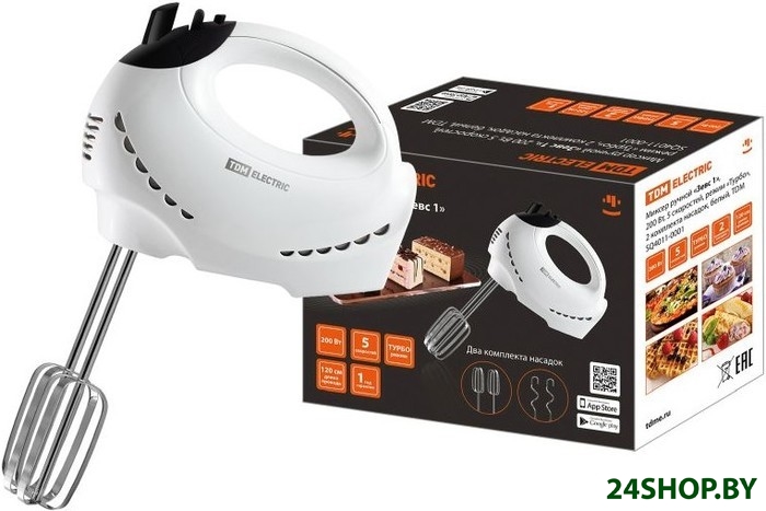 Миксер ручной TDM Electric Зевс 1 SQ4011-0001 (белый) Миксер ручной TDM Electric Зевс 1 SQ4011-0001 (белый)