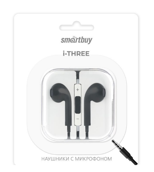 Наушники SmartBuy I-three SBH-104-BA (черный) Наушники SmartBuy I-three SBH-104-BA (черный)