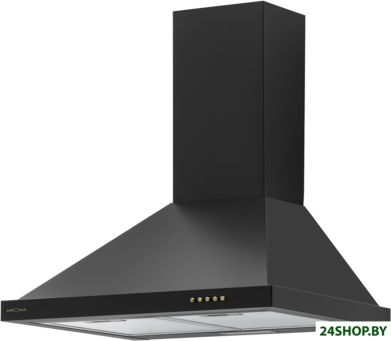 Кухонная вытяжка Krona Bella Retro 600 Black PB (черный) Кухонная вытяжка Krona Bella Retro 600 Black PB (черный)