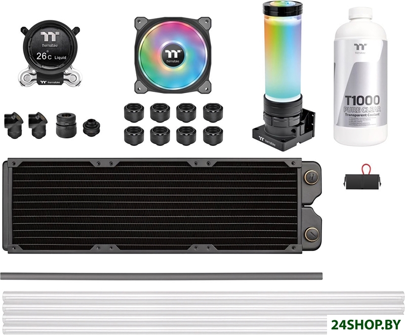 Модульная система жидкостного охлаждения Thermaltake Pacific CLM360 Ultra Hard Tube Liquid Cooling K Модульная система жидкостного охлаждения Thermaltake Pacific CLM360 Ultra Hard Tube Liquid Cooling K