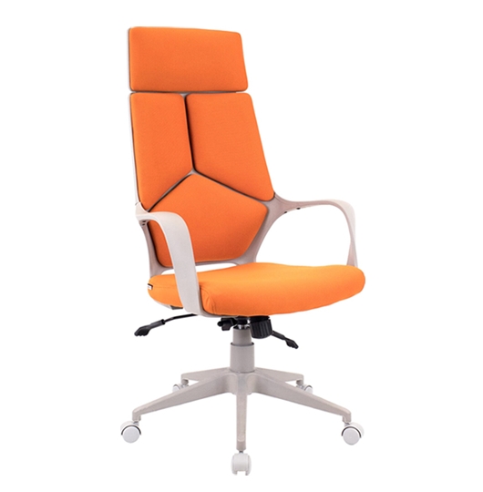 Кресло Everprof Trio Grey TM (ткань, оранжевый) Кресло Everprof Trio Grey TM (ткань, оранжевый)