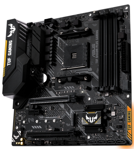 Материнская плата ASUS TUF B450M-PLUS GAMING Материнская плата ASUS TUF B450M-PLUS GAMING