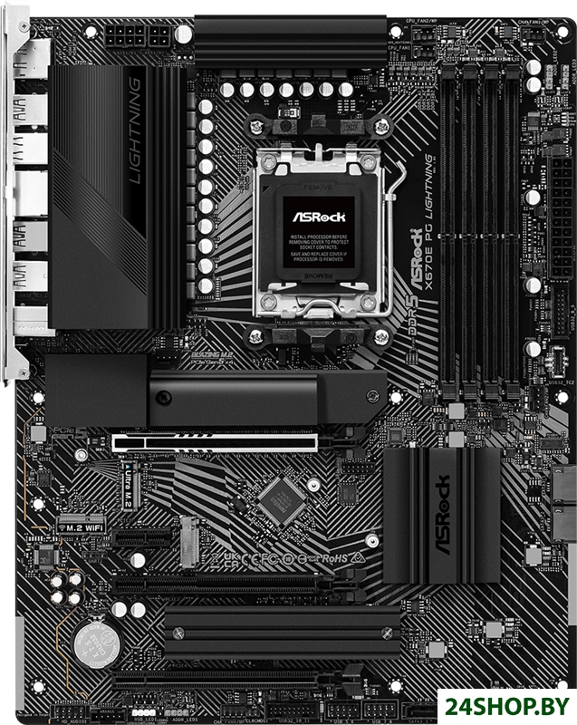 Материнская плата ASRock X670E PG Lightning Материнская плата ASRock X670E PG Lightning