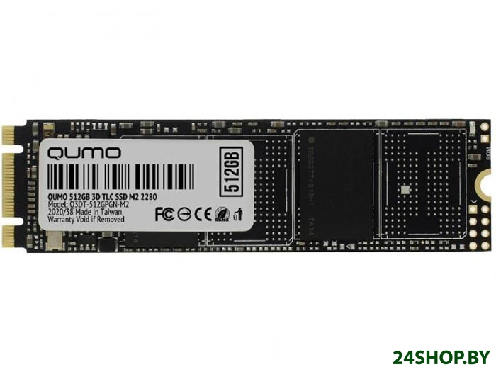 SSD QUMO Novation 3D TLC 512GB Q3DT-512GAEN-M2 SSD QUMO Novation 3D TLC 512GB Q3DT-512GAEN-M2