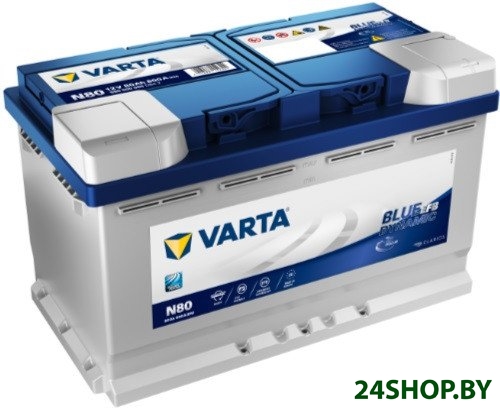 Автомобильный аккумулятор Varta Blue Dynamic EFB R+ 580500080 (80 А·ч) Автомобильный аккумулятор Varta Blue Dynamic EFB R+ 580500080 (80 А·ч)