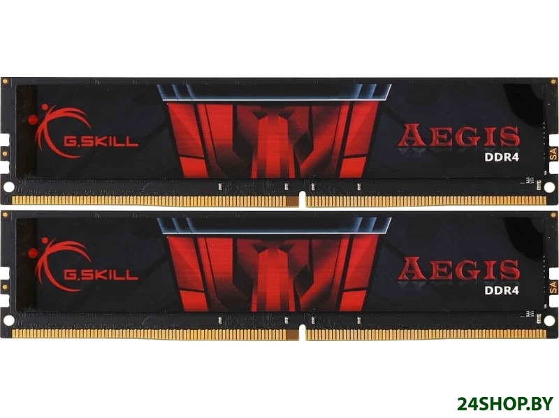 Оперативная память G.Skill Aegis 16GB DDR4 PC4-19200 F4-2400C17S-16GIS Оперативная память G.Skill Aegis 16GB DDR4 PC4-19200 F4-2400C17S-16GIS