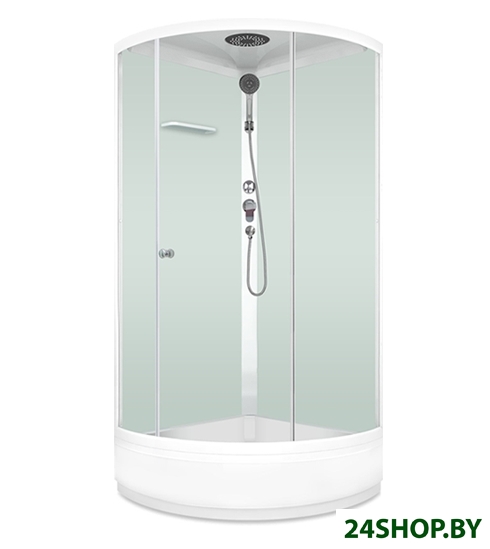 Душевая кабина Domani-Spa Simple 99 high 90x90 (белый/прозрачное стекло) Душевая кабина Domani-Spa Simple 99 high 90x90 (белый/прозрачное стекло)