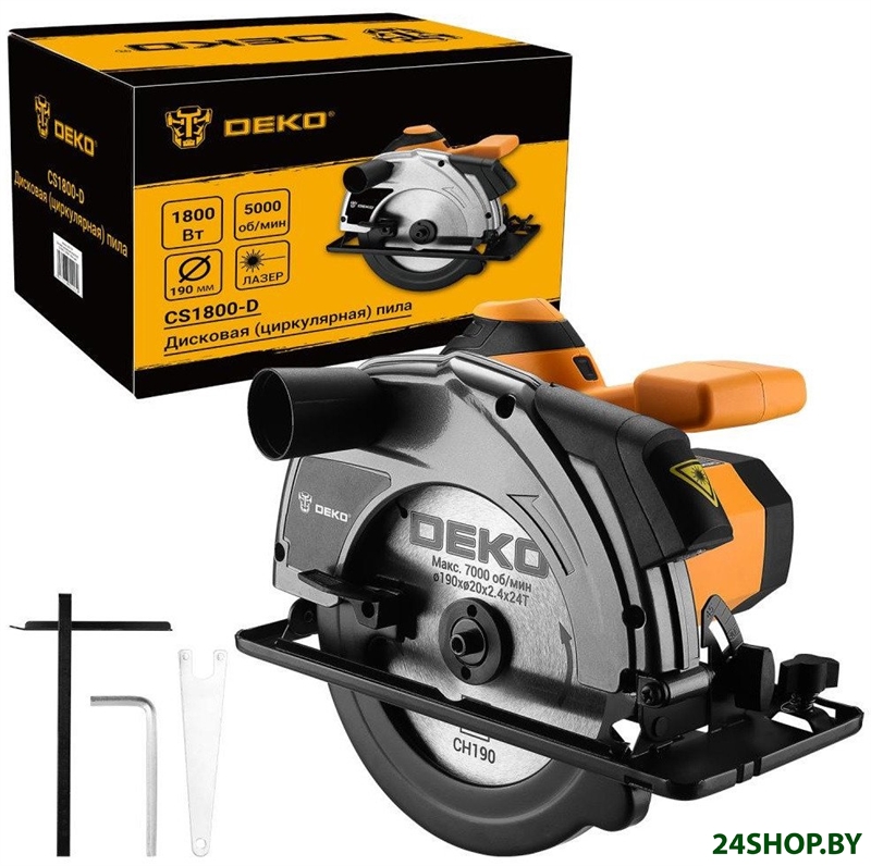 Дисковая (циркулярная) пила Deko CS1800-D 083-1101 Дисковая (циркулярная) пила Deko CS1800-D 083-1101