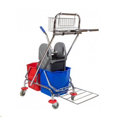 Тележка Baiyun Cleaning 2х17L (красный, синий) Тележка Baiyun Cleaning 2х17L (красный, синий)