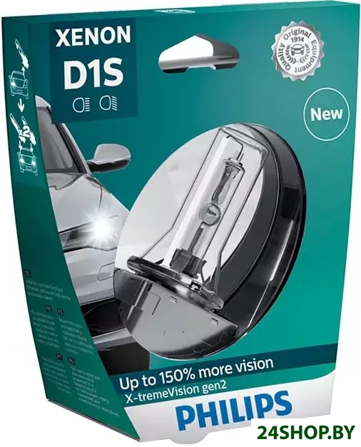 Ксеноновая лампа Philips D1S Xenon X-tremeVision gen2 1шт (блистер) Ксеноновая лампа Philips D1S Xenon X-tremeVision gen2 1шт (блистер)