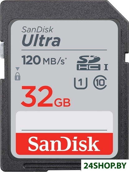 Карта памяти SanDisk Ultra SDHC SDSDUN4-032G-GN6IN 32GB Карта памяти SanDisk Ultra SDHC SDSDUN4-032G-GN6IN 32GB