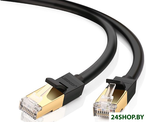 Кабель Ugreen NW107 11271 RJ45 - RJ45 (5 м, черный) Кабель Ugreen NW107 11271 RJ45 - RJ45 (5 м, черный)