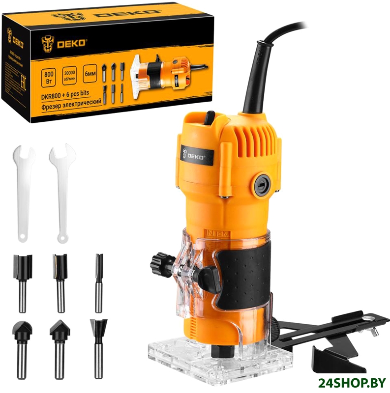 Кромочно-петельный фрезер Deko DKR800 SET 6 Кромочно-петельный фрезер Deko DKR800 SET 6