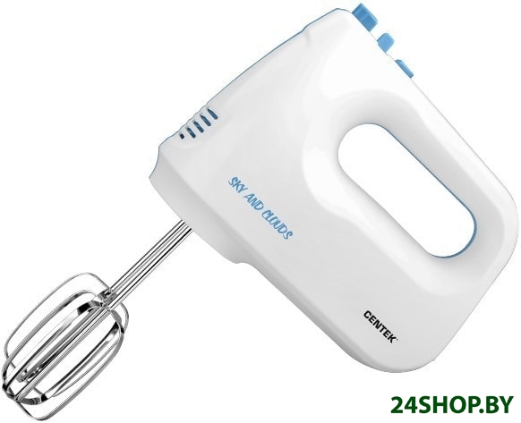 Миксер CENTEK CT-1128 (белый/синий) Миксер CENTEK CT-1128 (белый/синий)