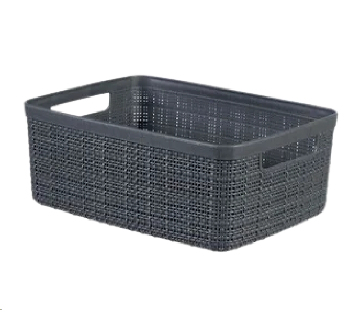 Корзина Curver Jute S 245712 (5л, темно-серый) Корзина Curver Jute S 245712 (5л, темно-серый)