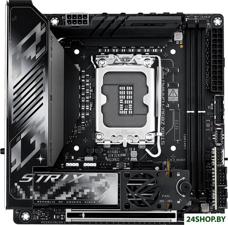 Материнская плата ASUS ROG Strix Z890-I Gaming WiFi Материнская плата ASUS ROG Strix Z890-I Gaming WiFi