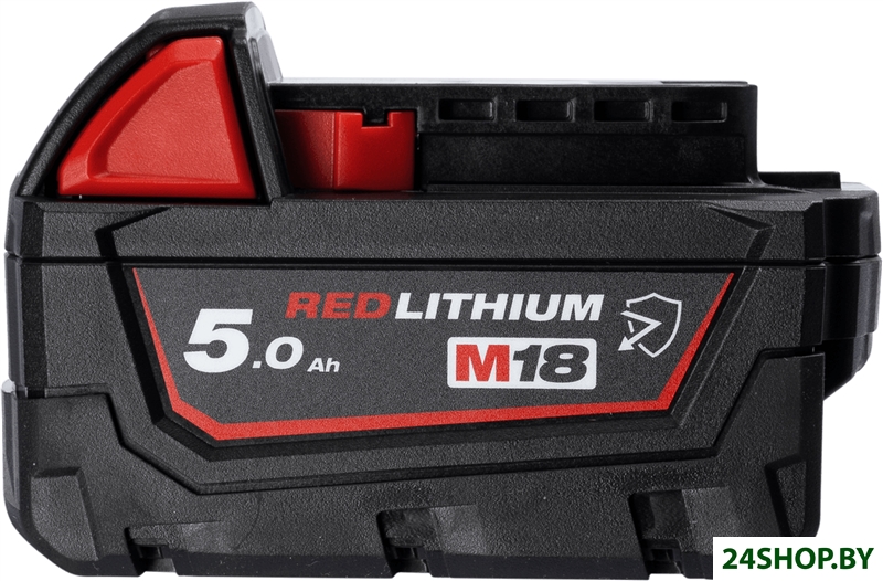 Аккумулятор Milwaukee M18 M18B5-CR 4932479265 (18В/5 Ач) Аккумулятор Milwaukee M18 M18B5-CR 4932479265 (18В/5 Ач)