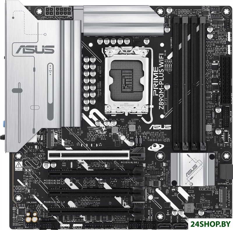 Материнская плата ASUS Prime Z890M-Plus WiFi Материнская плата ASUS Prime Z890M-Plus WiFi