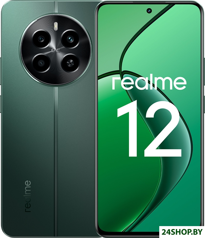 Смартфон Realme 12 RMX3871 8GB/256GB международная версия (зеленый малахит) Смартфон Realme 12 RMX3871 8GB/256GB международная версия (зеленый малахит)