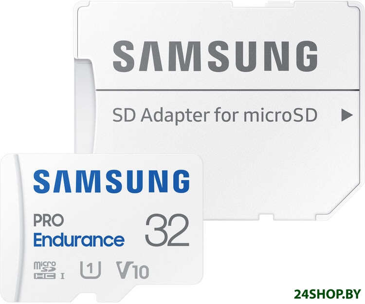 Карта памяти Samsung PRO Endurance+ microSDHC 32GB (с адаптером) Карта памяти Samsung PRO Endurance+ microSDHC 32GB (с адаптером)
