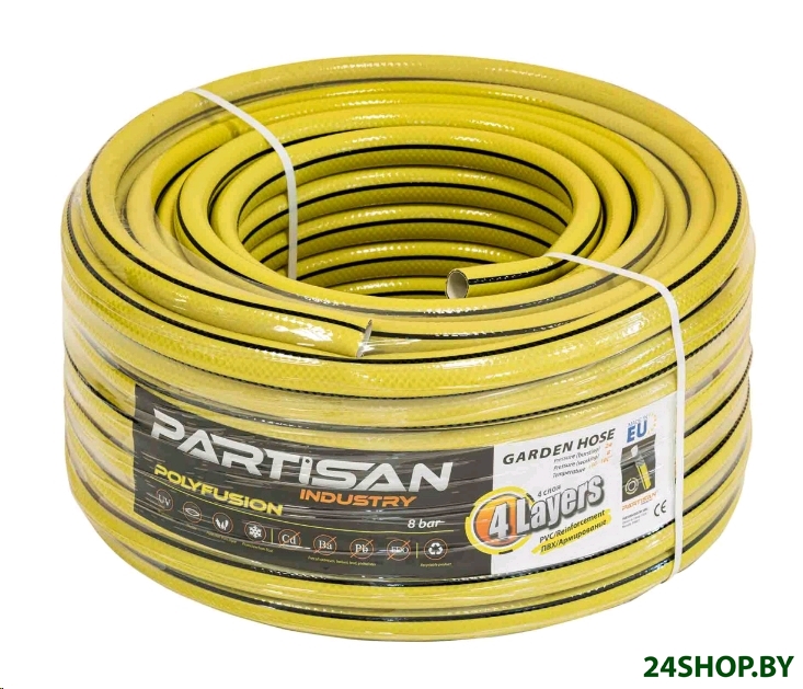 Шланг поливочный Partisan Polyfusion GHOSE-POLY-58L30PSN (5/8, 30м) Шланг поливочный Partisan Polyfusion GHOSE-POLY-58L30PSN (5/8, 30м)