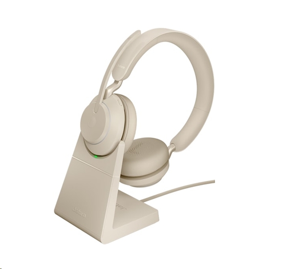 Наушники Jabra Evolve2 65 MS Stereo USB-A Desk (бежевый) Наушники Jabra Evolve2 65 MS Stereo USB-A Desk (бежевый)