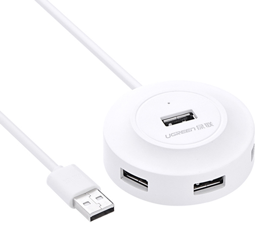 USB-хаб Ugreen CR106 (20270) (белый) USB-хаб Ugreen CR106 (20270) (белый)