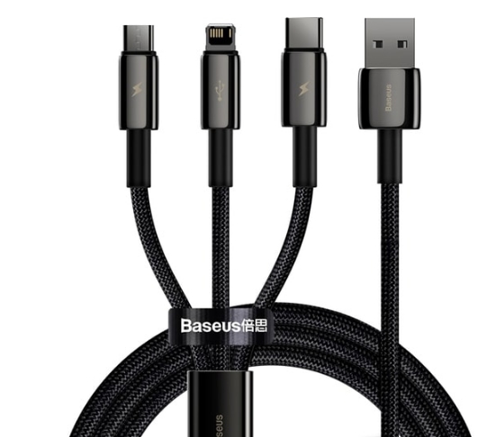 Кабель Baseus CAMLTWJ-01 Black Кабель Baseus CAMLTWJ-01 Black