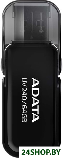USB Flash A-Data UV240 64GB (черный) (AUV240-64G-RBK) USB Flash A-Data UV240 64GB (черный) (AUV240-64G-RBK)