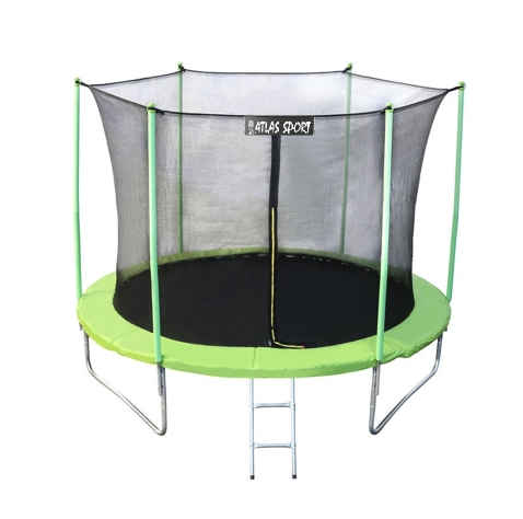 Батут ATLAS SPORT 183 см с внутренней сеткой GREEN Батут ATLAS SPORT 183 см с внутренней сеткой GREEN