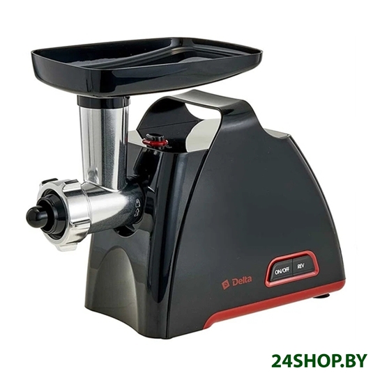 Мясорубка Delta DL-6105M (черный/красный) Мясорубка Delta DL-6105M (черный/красный)