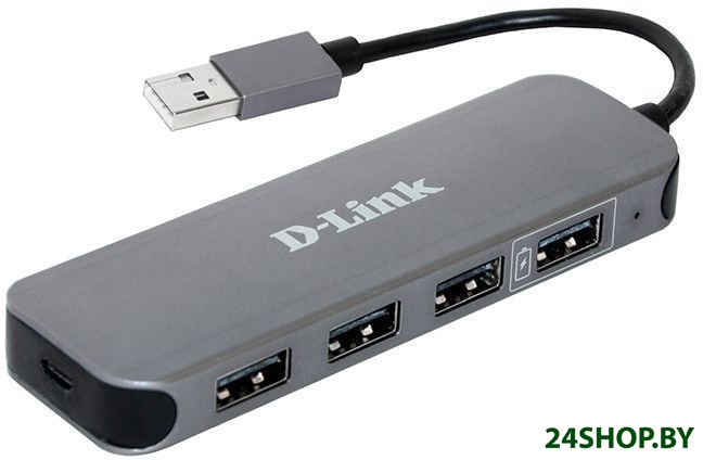 USB-хаб D-Link DUB-H4-E1A USB-хаб D-Link DUB-H4-E1A