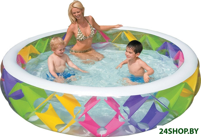 Бассейн INTEX Swim Center Pinwheel 229х56 (56494) Бассейн INTEX Swim Center Pinwheel 229х56 (56494)