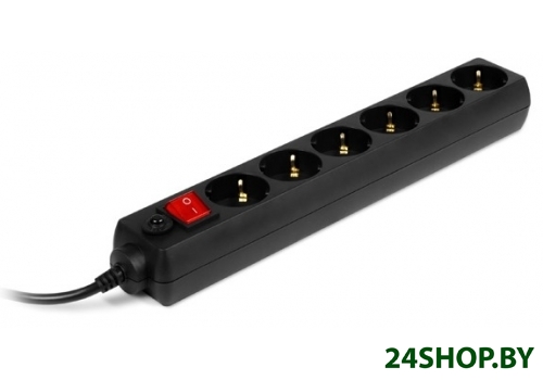 Фильтр питания Sven Surge Protector Optima 5,0 m (6 sockets) Box black Фильтр питания Sven Surge Protector Optima 5,0 m (6 sockets) Box black
