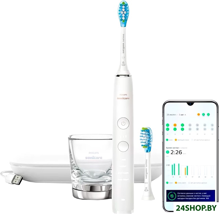 Электрическая зубная щетка Philips DiamondClean 9000 HX9913/17 Электрическая зубная щетка Philips DiamondClean 9000 HX9913/17